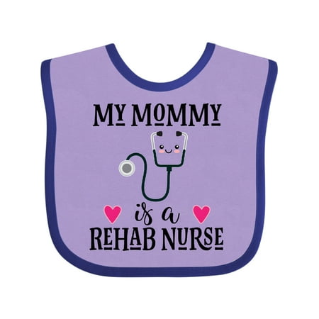 

Inktastic Rehab Nurse Mommy Gift Baby Girl Bib