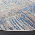 thumbnail image 3 of SAFAVIEH Skyler Aifric Distressed Area Rug, Grey Beige/Blue, 6'7" x 6'7" Round, 3 of 8
