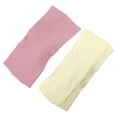 thumbnail image 5 of Unique Bargains Fashion Stripe Bow Headbands for Girls 6.69"x2.95" 2 Pcs Deep Pink, Yellow, 5 of 6