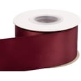 thumbnail image 2 of GFDYREE 2" Inch Double Faced Satin Ribbon Burgundy Solid Polyester Craft Ribbon - 25 Yards Perfect for Gift Wrapping, Crafts, Wreath, Wedding Party Ceremony Decoration, Floral Arrangement, S, 2 of 7