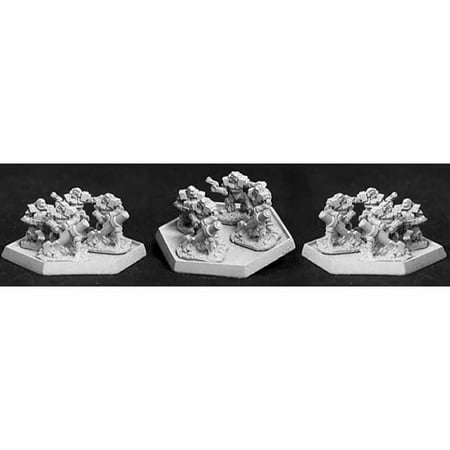 Heavy Gear Miniatures - PA Infantry Heavy Mortar Miniature CAV Strike Operations Reaper Miniatures