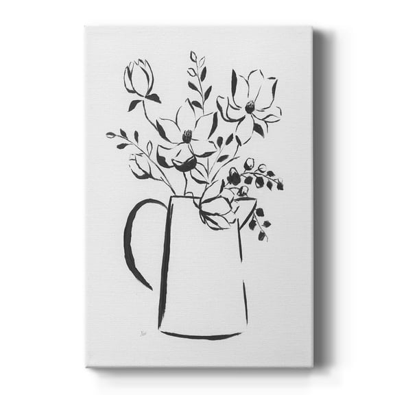 Sketchy Bouquet I Premium Gallery Wrapped Canvas - Ready to Hang