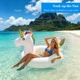thumbnail image 6 of MiracDan Unicorn Pool Float 90cm – Small Inflatable Floatie for Pool Party Decorations, 6 of 8