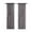 Grey, variant on Gracie Mills Saffron Embroidered Faux Silk Curtain Panel - GRACE-37