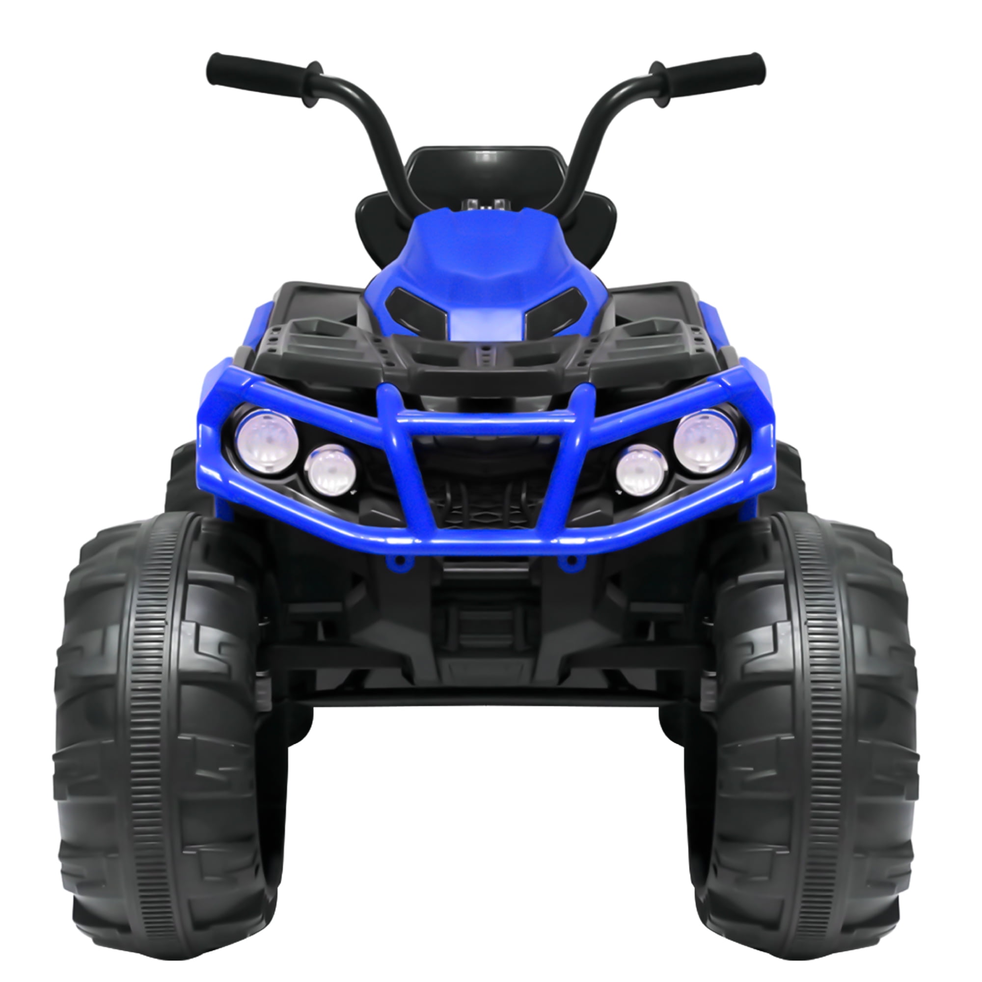 BKIRNP 24V Kids Ride-On ATV Off-Road Quad Car 6mph Electric Car with 2 Speeds and Bluetooth Music