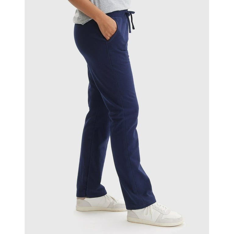 Hanes Women s French Terry Cloth Pants with Pockets 30 Inseam Sizes S XXL