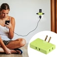 thumbnail image 1 of PVCS 3 Outlet Wall Adapter-2 Prong Swivel Indoor Mini Wall Tap Power Outlet Extender Plug, Space Saving, 1 of 7