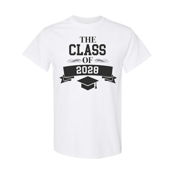 Inktastic Class of 2028 with Banner T-Shirt