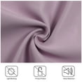 thumbnail image 6 of Unique Bargains Blockout Window Darkening Gorgeous Grommet Curtain Panels Set of 2 Lilac 42" x 95", 6 of 8