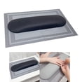 thumbnail image 4 of Cojín de mano Zulema para arte de uñas negro Almohada de reposabrazos de manicura, 4 of 8