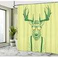 thumbnail image 4 of Ambesonne Shower Curtain, , 69"Wx75"L, Green Yellow, 4 of 4