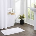 Simply Shabby Chic Ruffle Bath Rug, Arctic White, 20 x 30