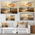 thumbnail image 4 of Designart "Baobab Tree euphony V" Floral Floater Framed Canvas Print, 4 of 7