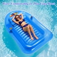 thumbnail image 2 of Flota inflable para broncearse en piscina y salón, MoKo, con barra de hielo y portavasos, 2 of 7