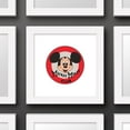 thumbnail image 2 of Gallery Pops Disney 100th Anniversary - Mickey Mouse Club Classic Logo Wall Art, White Framed Version, 12" x 12", 2 of 5