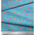 thumbnail image 1 of Soimoi Poly Georgette Fabric Donuts Food Print Fabric by the Yard 42 Inch Wide, 1 of 5