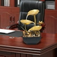 thumbnail image 3 of Esquirla Tabletop Water Fountain Indoor Fountain Soothing Sound Machine 3 Tier Small Desk Waterfall Fountain for Indoor Garden Bedroom, 3 of 5