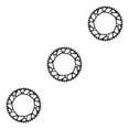thumbnail image 4 of xinxixnxx Improved Performance And Wide Compatibility - Durable Bike Crank set Bicycles Crank Chain Ring 46T black 3Set, 4 of 6