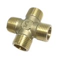 thumbnail image 4 of Adaptador de Rosca / Conector de 1 Pieza de Latón Instalación de Tuberías 4 Vatios DN15M shamjiam Adaptador de rosca de 4 vías, 4 of 8