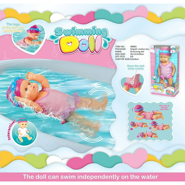 Universal - Poupée en plastique simulée, poupée à poche toxique, jouet de  bain pour bébés, 26 cm. - Poupées mannequins - Rue du Commerce