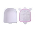 thumbnail image 5 of dianhelloya Pro Dual Layer Hand Washer Nail Bowl Soak Off Polish Remover Manicure Tools Pink, 5 of 6