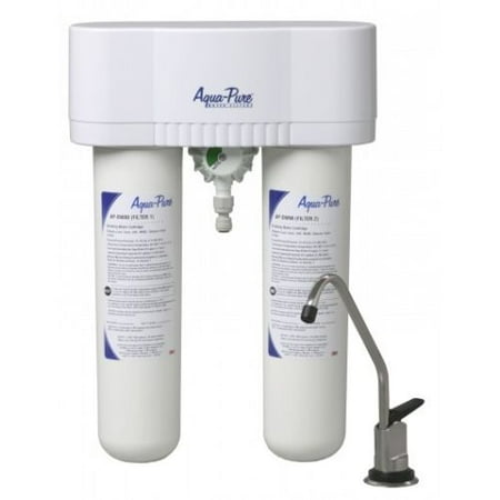 AquaPure AP-DWS1000 0.6 GPM Under Sink Water Filtration System - Faucet Included