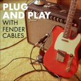 thumbnail image 5 of Fender Deluxe Series Instrument Cable, Guitar Cable, Guitar Accessories, Straight/Angle, Tweed, 15ft, 5 of 5