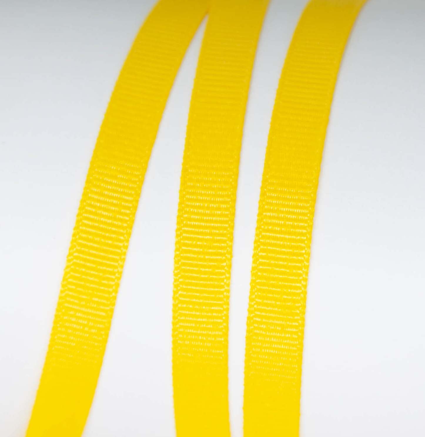 (3 pack) Offray Ribbon, Maize Yellow 3/8 inch Grosgrain Polyester Ribbon, 18 feet