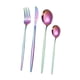 thumbnail image 5 of Juego de cubiertos de cocina de 4 piezas, vajilla fácil de limpiar, multiusos, reutilizable. Púrpura, 5 of 9
