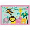 thumbnail image 2 of Fun Time Nylon 39"x58" Jungle Party Area Rug in Multi-Color, 2 of 2