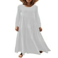 thumbnail image 2 of POINTERTECK Robes Maxi Décontractées à Manches Longues et Amples pour Femmes, 2 of 5
