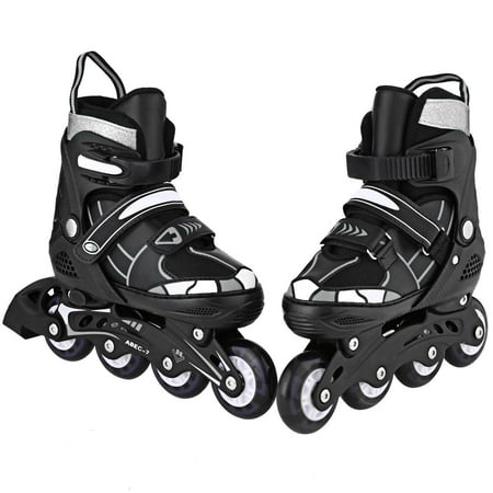 2018 Special! Unisex Indoor Outdoor Inline Skate Children Kids Tracer Adjustable Flash Wheel Inline Skate HFON