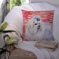 thumbnail image 3 of Love Design with Dog Fabric Decorative Pillow, 3 of 4