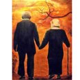 thumbnail image 1 of Wdftyju 5D diamante pintura DIY pareja de ancianos completo redondo taladro mosaico imagen pared decoración Wdftyju 6dh4hx9ap8qt2yl2, 1 of 9