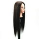 thumbnail image 1 of Pelucas con flequillo para mujer, peluca ondulada suelta, maniquí de práctica para peinar el cabello, cabeza de entrenamiento para pelucas de peluquería., 1 of 5