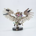thumbnail image 3 of 700+PCS Nocturnal Owl 3D DIY Steampunk Metal Assembly Model with Lights - Mechanical DIY Metal Puzzle for Adult, Surrealistic Creative Trendy Ornament Gift for Enthusiast, 3 of 9