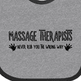 thumbnail image 4 of Inktastic Massage Therapists Hands Rub Boys or Girls Baby Bib, 4 of 4