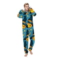 thumbnail image 2 of JingHai Halloween Matching Family Pajamas Sets onesie Hooded Xmas Pajamas for Adults Holiday Home Xmas Family Sleepwear Set Great Gift for Halloween/ Holiday Gift! Dad-XXL, 2 of 4