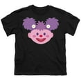 thumbnail image 2 of Sesame Street Abby Cadabby Kawaii Face Kids T Shirt for Youth Boys and Girls, Black, Large, 2 of 5