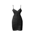 thumbnail image 4 of asdoklhq Skirt for Women Plus Size,new V-Neck hollow bag hip skirt strap dress, 4 of 9