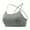 Green, variant on Bras For Women Padded Bralette Push Up Seamless Wireless Low Cross Back Bra Yoga Bra For Workout Fitness (L, Light Blue)