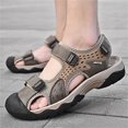 thumbnail image 4 of LASUDRAA Mens Outdoor Hiking Sandals Waterproof Lightweight Athletic Sandals with Adjustable Straps Non-Slip Beach Shoes for Men, 4 of 8