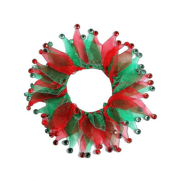Collar de perro de Navidad Pom Pom de Navidad Collar de perro decorativo Adornos de collar de mascota de Navidad Rojo Verde Collar de mascota ajustable Traje de mascota de Navidad