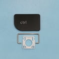 thumbnail image 1 of Replacement Brand Keycap Key Cap Scissor Clip Hinge Button For Logitech Graphite Grey Keycap MX YR0073 Black Ctrl and hinge, 1 of 6