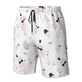 thumbnail image 4 of Logiee Cute Poodle Dog Print Mens Swim Trunks Quick Dry Board Shorts,Breathable Hawaii Beach Shorts Swimwear Bathing Suits-Medium, 4 of 6
