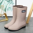thumbnail image 2 of Daznico Womens Rain Boots Non - Ankle Rainboot On Garden Boot Rubber Shoes,Size 6, 2 of 7