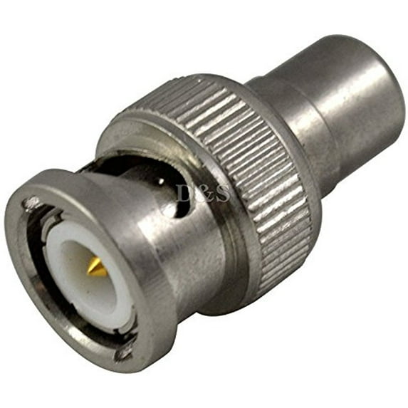 BNC male plug to RCA female jack straight RF Coaxial Adapter Connector Convertor