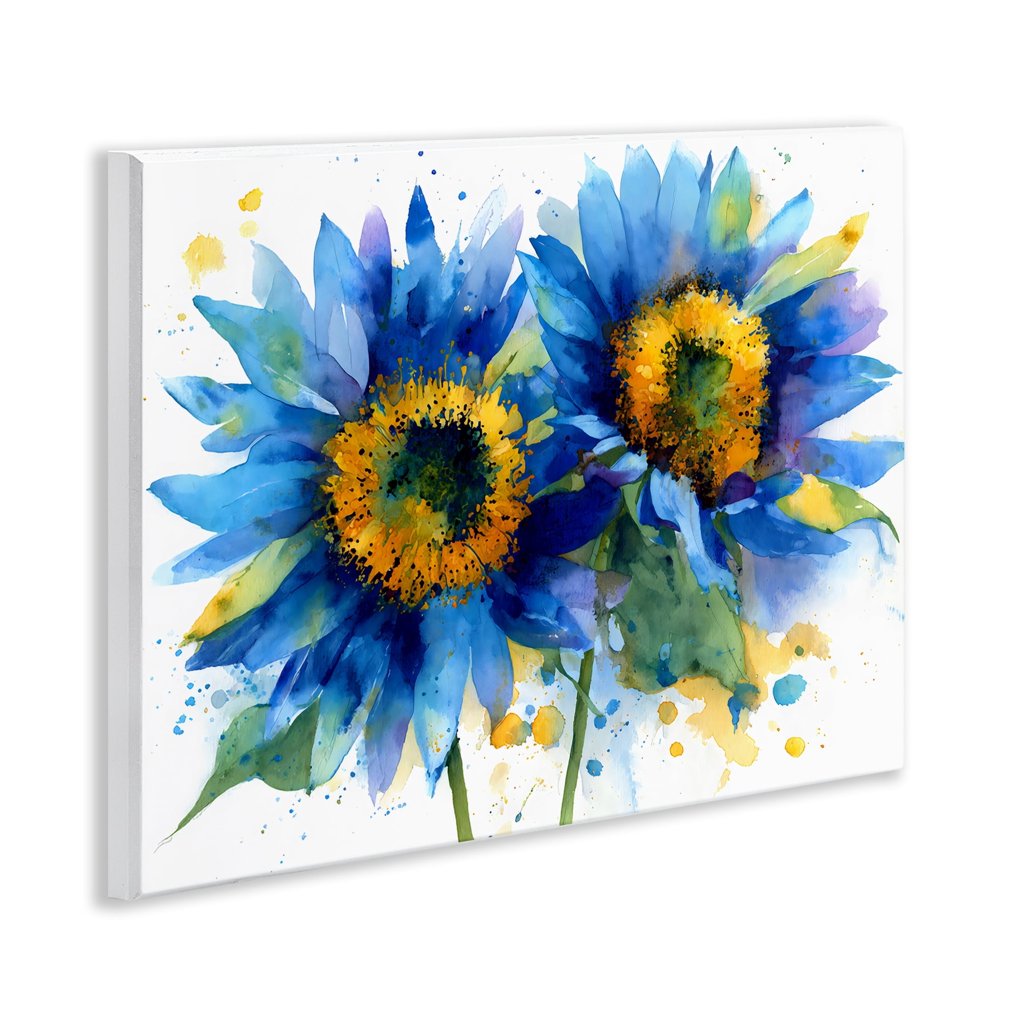Stupell Industries Blue Sunflowers Bouquet Wall Plaque Art, design by Franklyn Gregory
