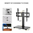 Universal Swivel TV Stand Mount for 3255" TVs, Height Adjustable