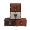 thumbnail image 4 of Treasure Chest With Lock Vintage Treasure Storage Box Piggy Bank Organizer Saving Box Case With Lock For Home Retro Decoration, 4 of 20